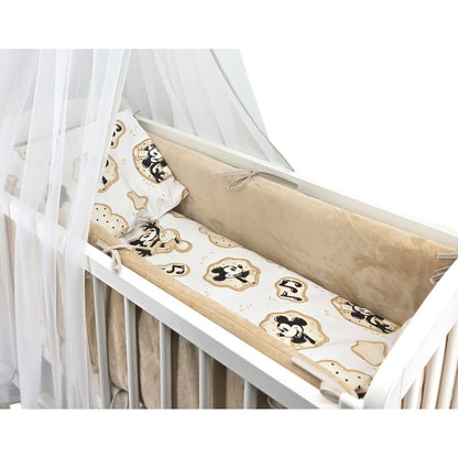 Pluesch Nestchen 3in1 Beistellbett Baby in Beige Nugatton