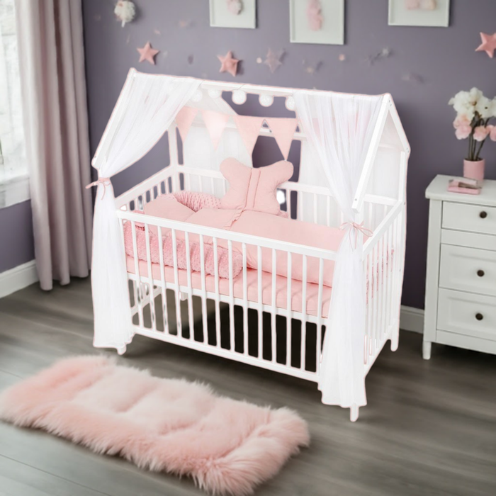 Royal Hausbett Kinderbett 60x120 Matratze Bettset - babyhafen.de 