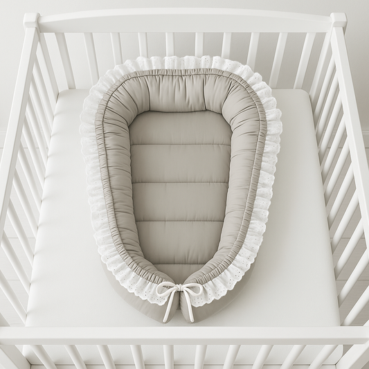 Royal Kuschelnest Babynest Babykokon Spitze - babyhafen.de 