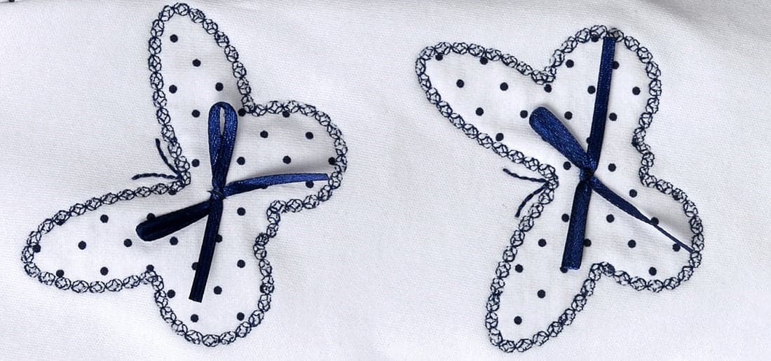 4-tlg. Kinderbettwäsche 90×70 Schmetterlinge Grau - babyhafen.de 