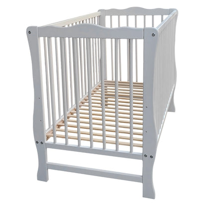 Babybett Juliett aus Kiefernholz – 60x120 cm mit Matratze - babyhafen.de 