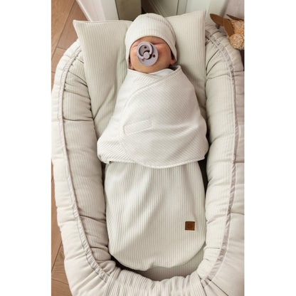 Pucktuch Set aus Baumwolle für Neugeborene – Beige