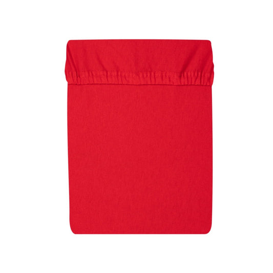 Spannbettlaken Jersey 60x120 cm Rot mit Gummizug – elastisches und pflegeleichtes Babybettlaken