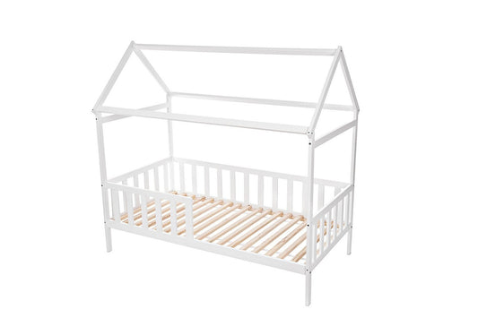 Kinderbett Juniorbett Hausbett Gitterbett 70x140 - babyhafen.de 