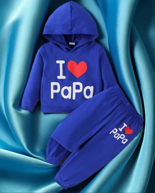 2er-Set Baby I LOVE PAPA blau - babyhafen.de 