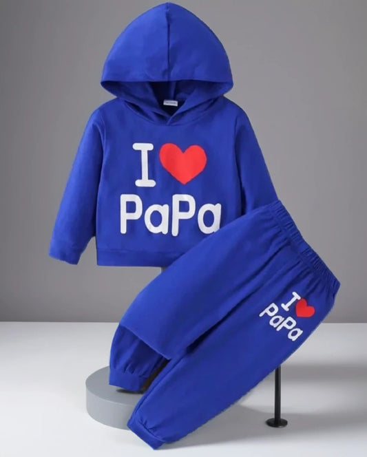 2er-Set Baby I LOVE PAPA blau - babyhafen.de 