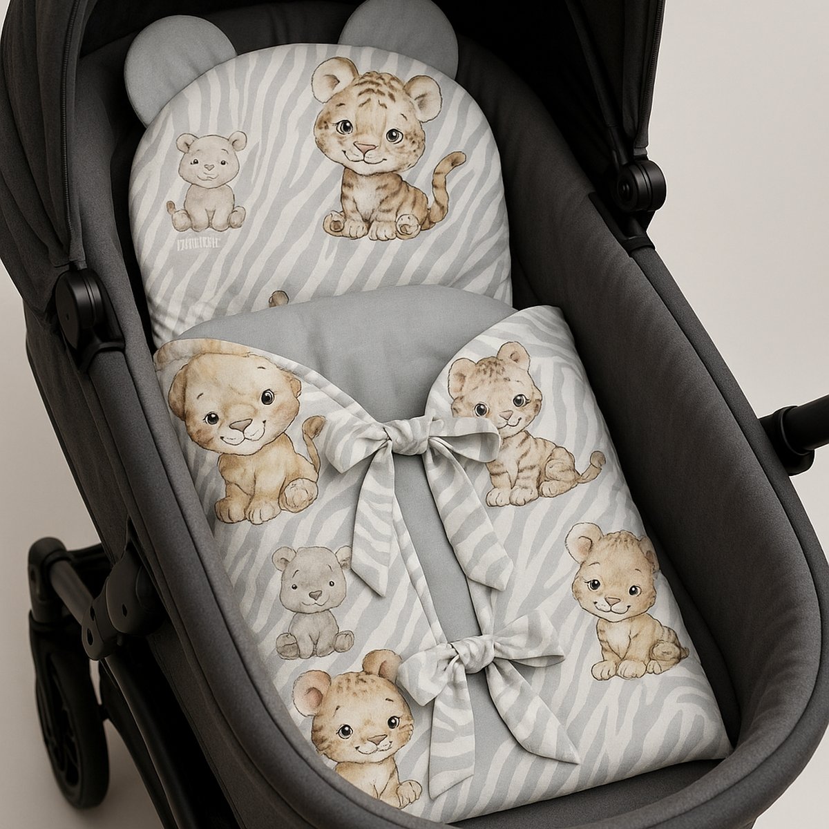 Steckkissen (Babyschlafsack) Safari - babyhafen.de 