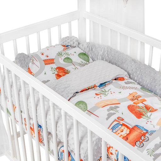 Animals Hausbett Kinderbett 120x60 Matratze Minky Bettset - babyhafen.de 