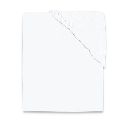 Weißes Jersey Spannbettlaken für Babybett 40x90 cm – weich und atmungsaktiv