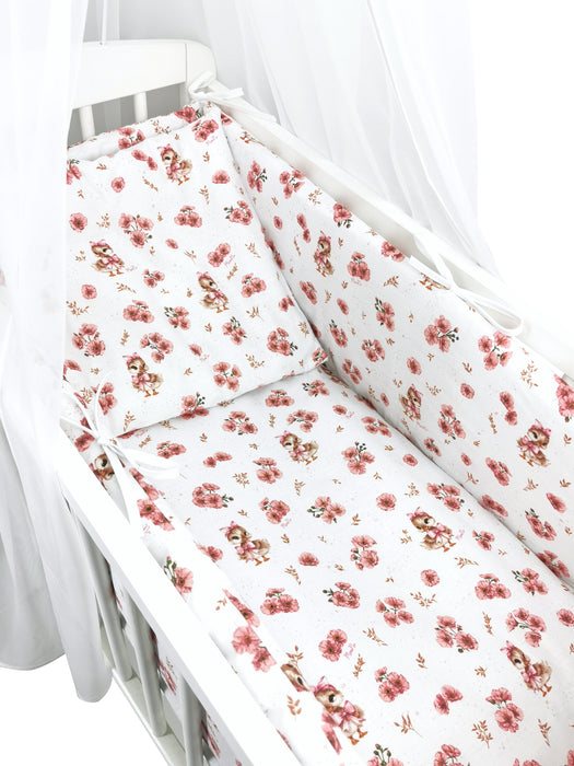 3in1 Beistellbett Baby komplett Entchen