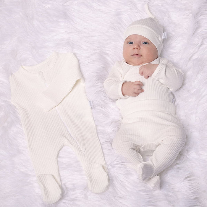 Baby Erstausstattung 4-teilig Neugeborene Weiß - babyhafen.de 