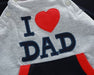 Baby Overall mit Kapuze 68/74 I Love DAD - babyhafen.de 