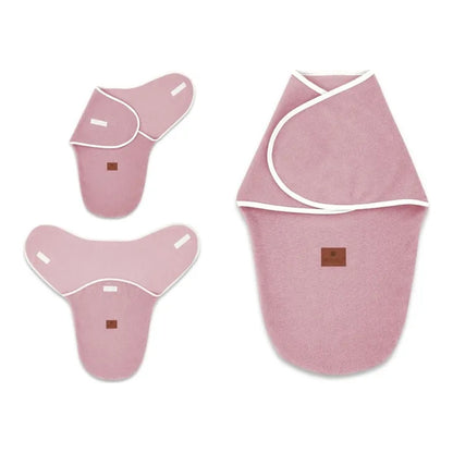 Baby Pucktuch Thermofrottee für Neugeborene Farbe Himbeere mit Klettverschluss