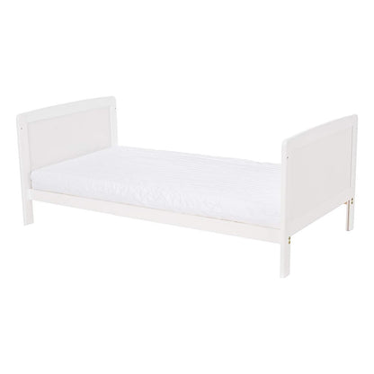 Kinderbett Travis 60×120 cm als Juniorbett mit Matratze in Weiß