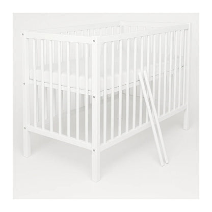 Babybett Pino – 60x120 cm mit Matratze aus massivem Kiefernholz