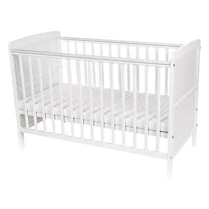 Babybett Travis 60×120 cm umbaubar mit Matratze und Lattenrost