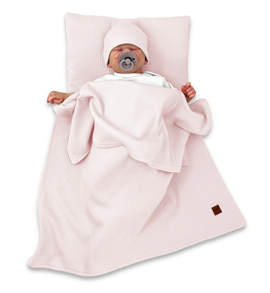 Komplett-Babybett 60x120 – Rosa & Wende-Bettwäsche Interlock - babyhafen.de 