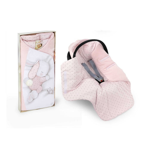Babyfußsack für Babyschale & Kinderwagen Rosa - babyhafen.de 
