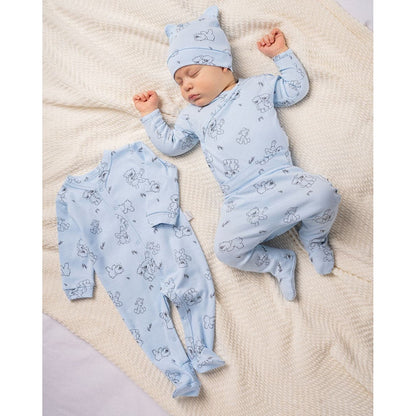 4-tlg. Neugeborenen-Set blau (Gr.62) – Erstausstattung - babyhafen.de 