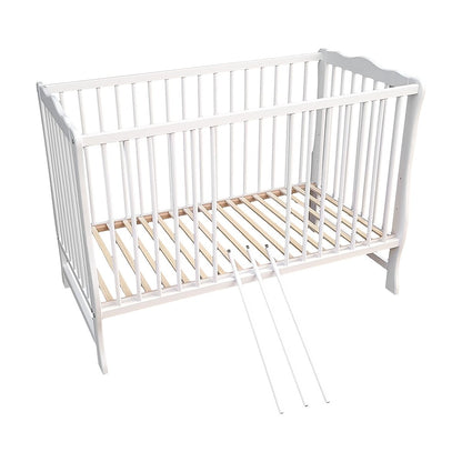 Babybett Juliett aus Kiefernholz – 60x120 cm mit Matratze - babyhafen.de 