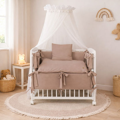 Nachhaltiges Baby Beistellbett 40 × 90 cm aus FSC-Kiefernholz in Babyzimmer