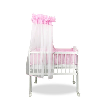 3in1 Beistellbett Knuddelbärchen Rosa mit Matratze & Bettwäsche - babyhafen.de 