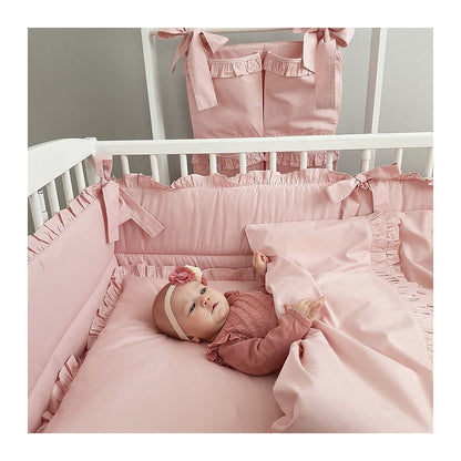 Kinderbett 60 × 120 Komplettset Royal rosa