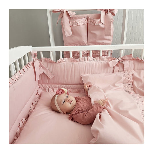 Kinderbett 60 × 120 Komplettset Royal rosa