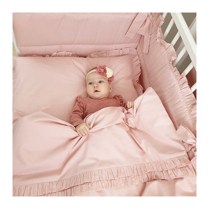 Kinderbett 60 × 120 Komplettset Royal rosa