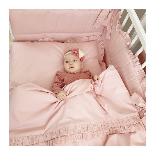 Kinderbett 60 × 120 Komplettset Royal rosa