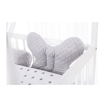 Hausbett Kinderbett 120x60 Matratze Minky Bettset Sterne - babyhafen.de 