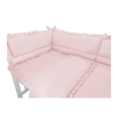 Kinderbett 60 × 120 Komplettset Royal rosa