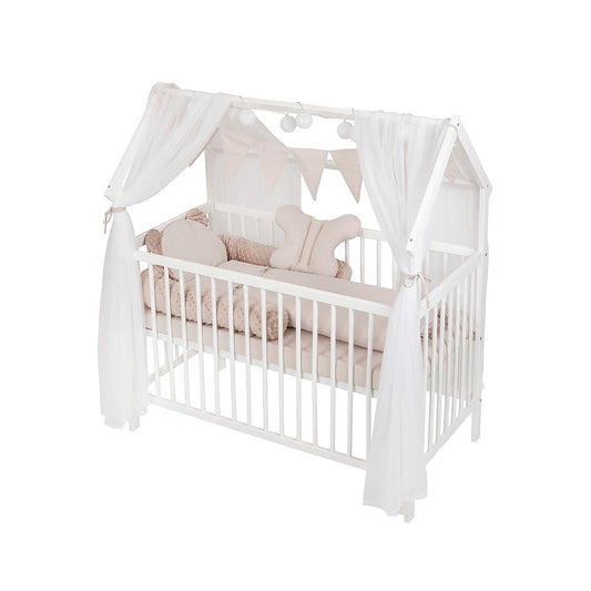 Royal Hausbett Kinderbett 60x120 Matratze Bettset Beige