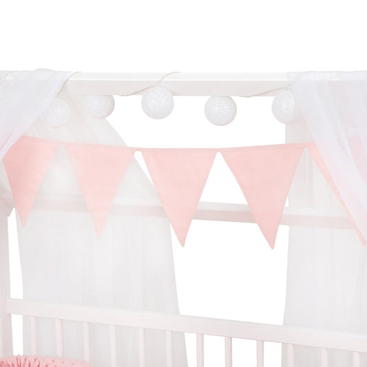 3-tlg Betthimmel für HAUSBETT DEKO SET Royal Rosa - babyhafen.de 