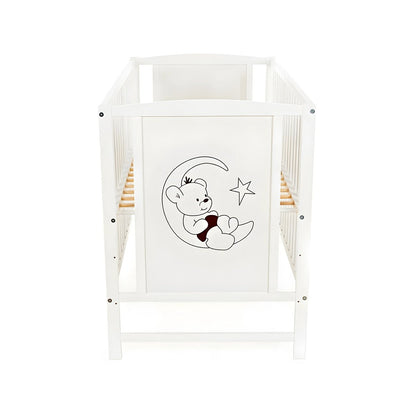 Komple yatak 120 × 60 bebek yatağı Teddy ayda, mavi