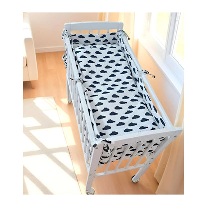 5-teiliges Wiegenset Wolken, aus Baumwolle - babyhafen.de 