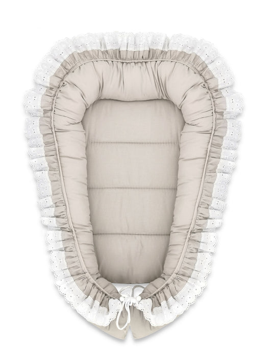 Royal Kuschelnest Babynest Babykokon Spitze - babyhafen.de 
