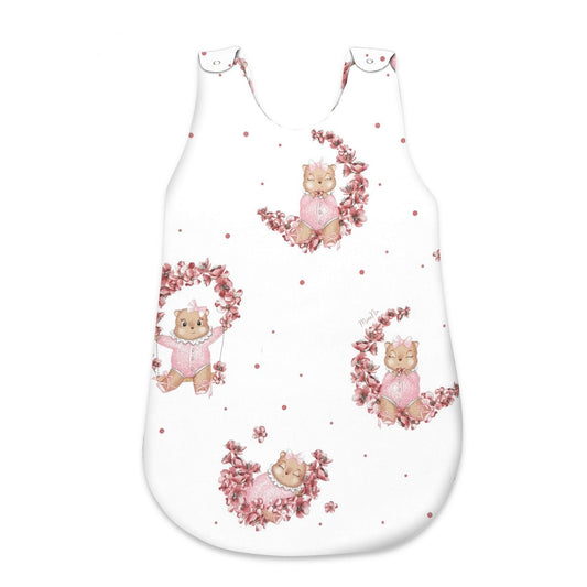 Babyschlafsack BETTY rosa Größe 56-68 aus Baumwolle TOG 2.5