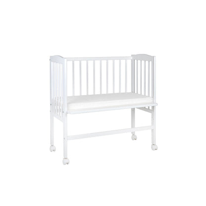 Beistellbett 4in1 40x90 cm aus massivem Kiefernholz mit Matratze