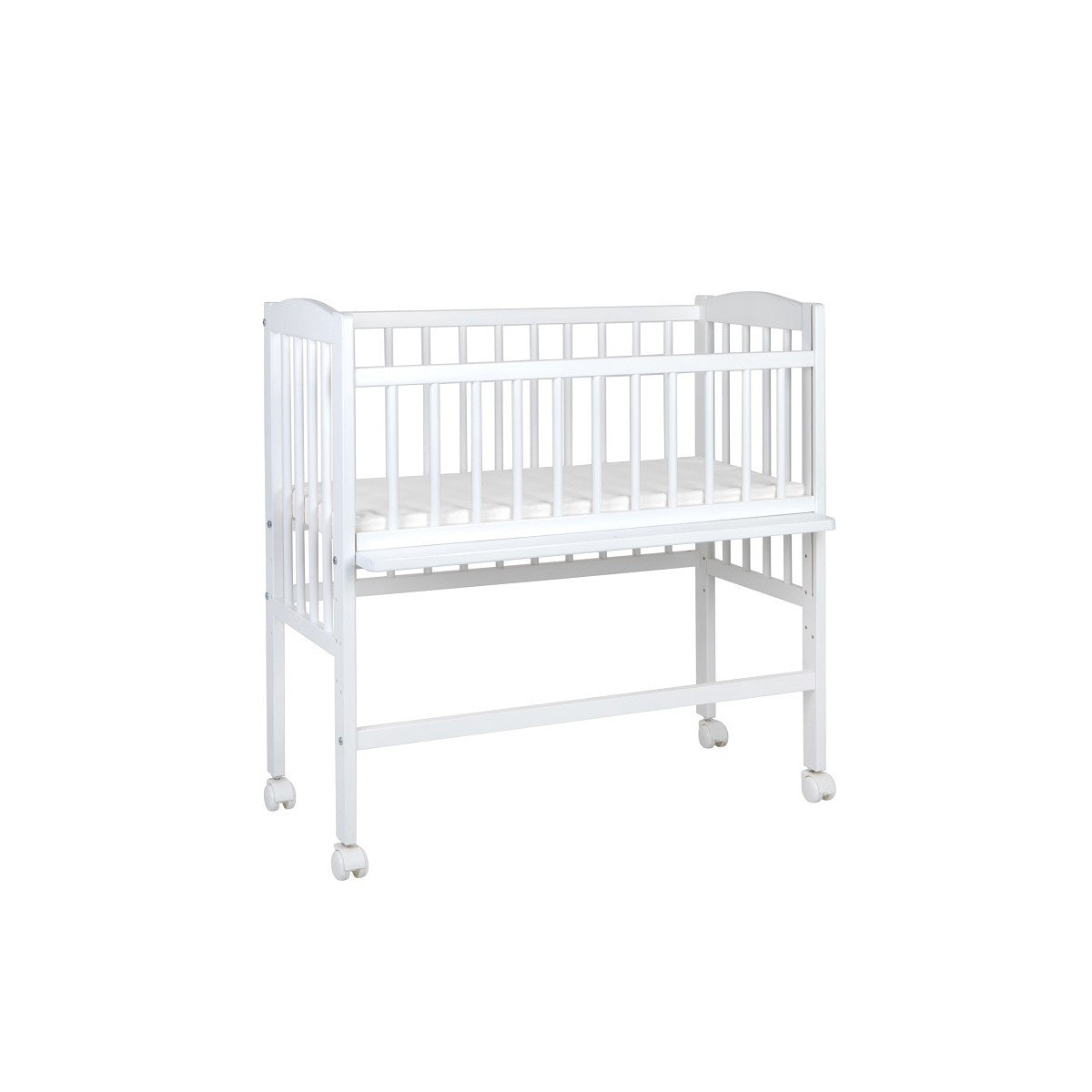 Beistellbett 4in1 40x90 cm mit abnehmbarer Seitenwand aus Kiefernholz