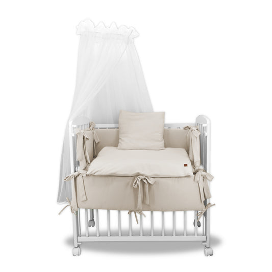 Komplettes Beistellbett-Set Sweater Soft Beige von Babyhafen