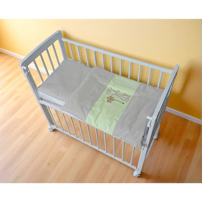 Beistellbett Weiß 40x90 inkl. Matratze & Bettwäsche Set – Viele Farben - babyhafen.de 