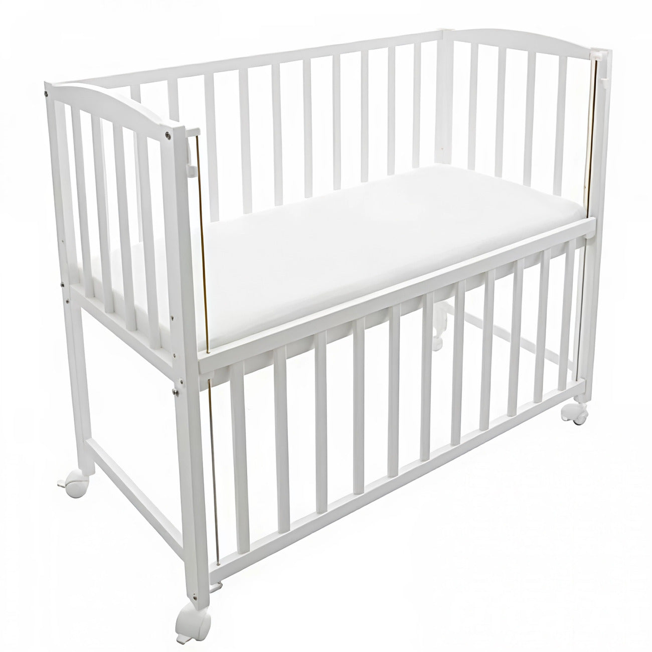 Mobiles Baby Beistellbett mit Rollen komplett Teddy - babyhafen.de 