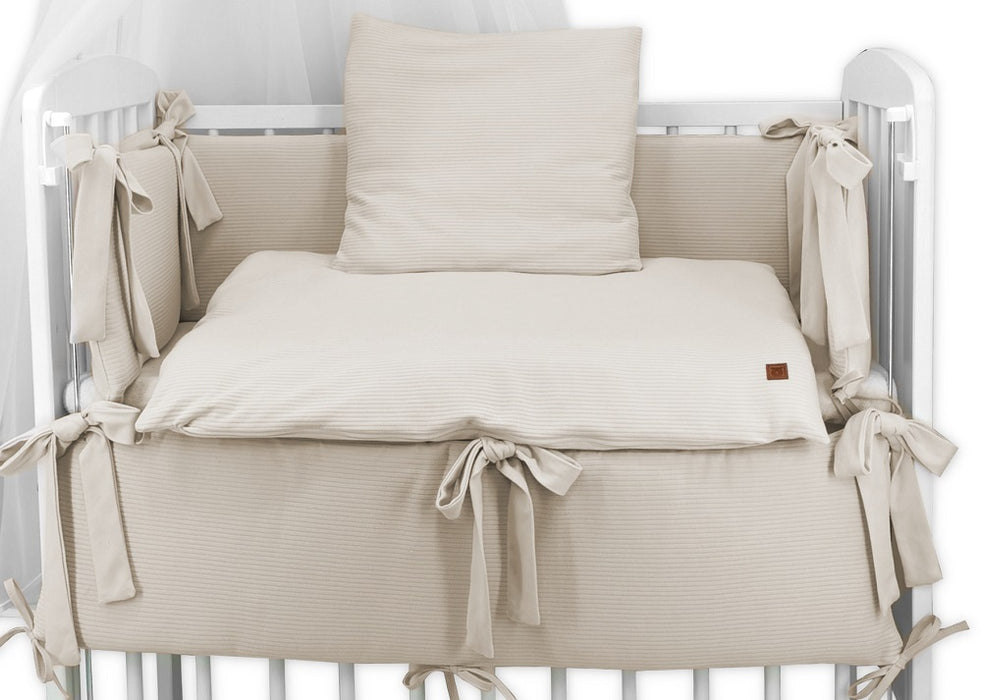 3in1 Beistellbett Babybett Sweater Soft Beige - babyhafen.de 