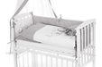 Beistellbett 3D mit Vollausstattung Elefanten bestickt - babyhafen.de 