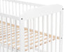 Kinderbett Weiß EMI 60 × 120 Matratze Bezüge - babyhafen.de 