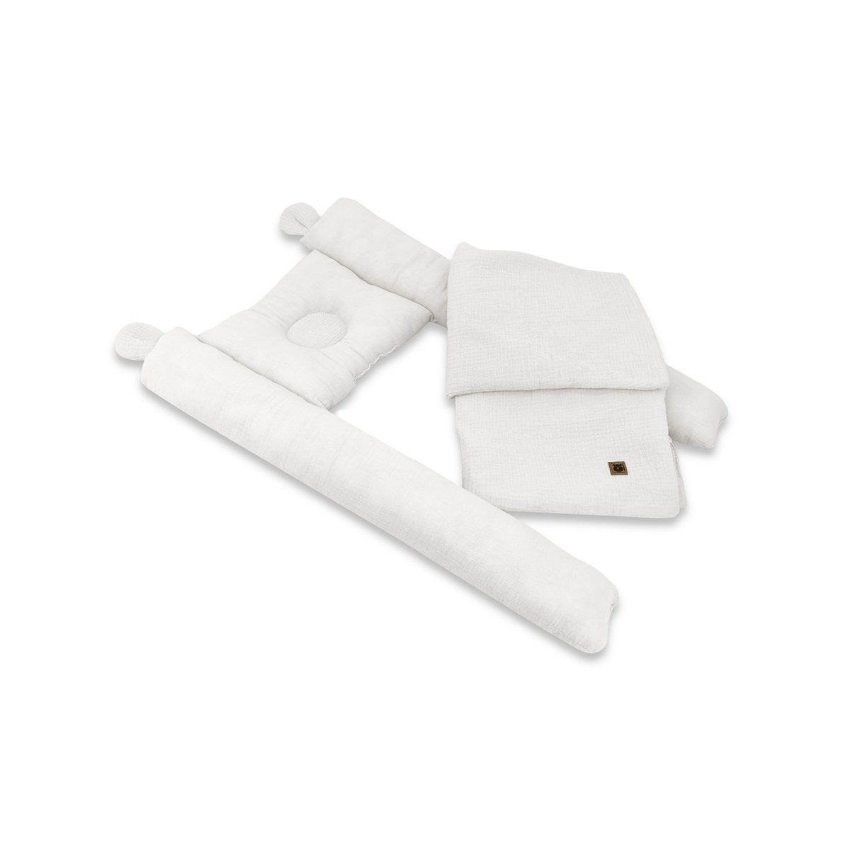 Ergonomisches Babykissen zur Kopfstütze – weiches Neugeborenenkissen aus Baumwolle