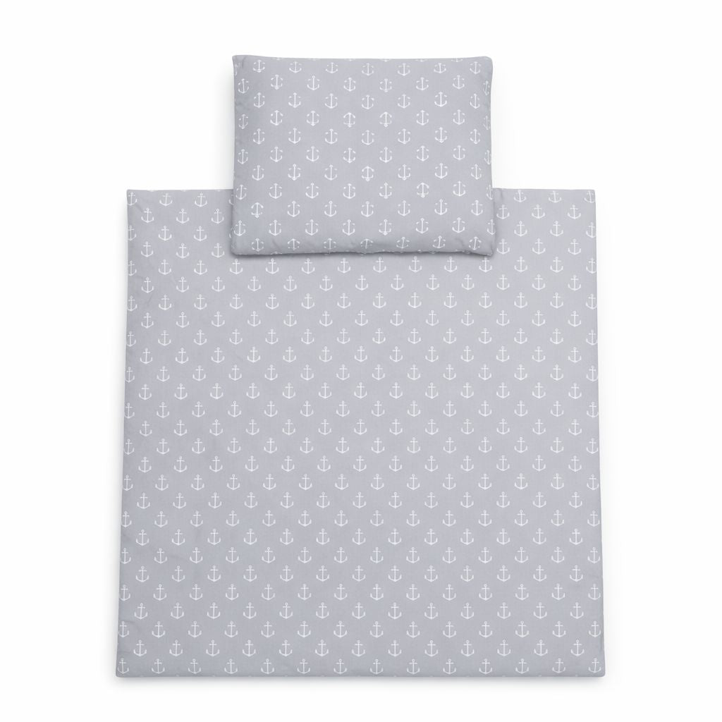 Babybettwäsche in Ankerdesign 4 tlg.