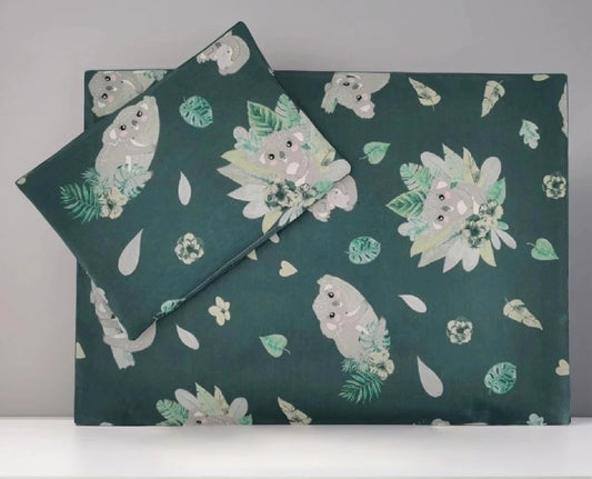 2-teilig Baby Kinderwagenset Bezüge Tropical Dark - babyhafen.de 