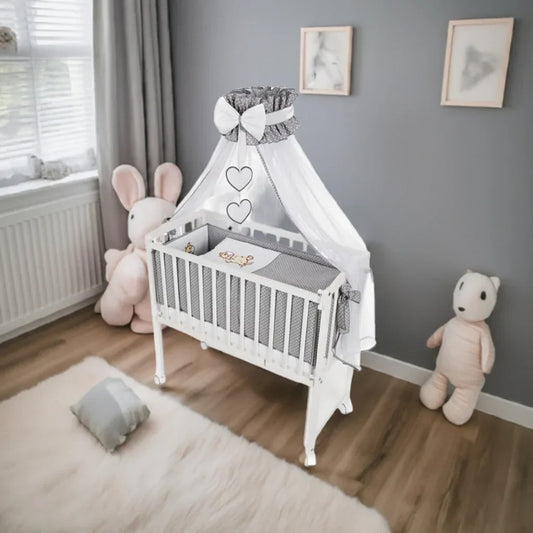 8-teilig Babybett Beistellbett 90x40 Giraffe - babyhafen.de 